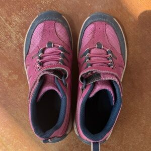 Merrell Pink and Gray Kids Sneakers